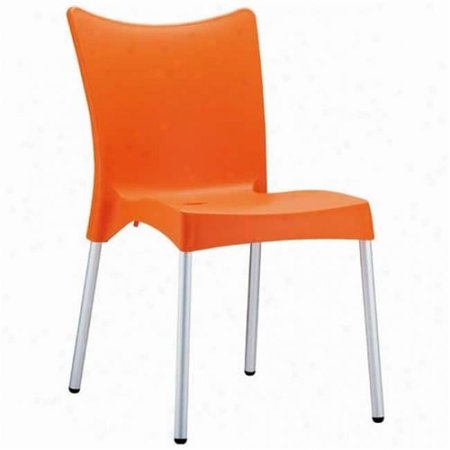 COMPAMIA Compamia ISP045-ORA Juliette Resin Dining Chair Orange -  set of 2 ISP045-ORA